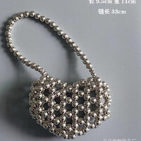 RtL - Túi xách / Túi kết hạt cườm / Túi mini hình trái tim 3D  đẹp cute cho nữ