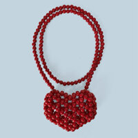 RtL - Túi xách / Túi kết hạt cườm / Túi đeo chéo mini hình trái tim 3D  đẹp cute cho nữ