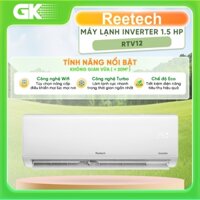 RTV12 -Máy Lạnh Reetech 1.5HP Inverter RTV12 (1.5 Ngựa)