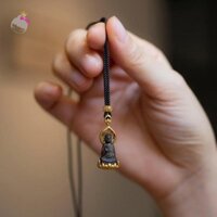 Ru Di Động Mini Tượng Phật Bùa Hộ Mệnh Mặt Dây Chuyền Vòng Cổ Retro Đa Năng Phụ Kiện Quà Tặng Cho Nam Nữ n