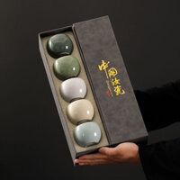 Ru Lò Gốm Trà Cốc Trà Cốc Hộ Gia Đình Master Cup Đơn Cốc Kung Fu Trà Trà Trà Quà Tặng Hộp 2.2