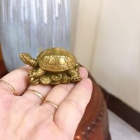 Rùa đồng phong thủy bằng đồng nguyên chất trấn trạch cỡ nhỏ - Đại Bái 555