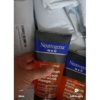 rửa mặt cho nAm Neutrogena Men Skin 150ML mẫu mới từ mỹ KHÔNG CÓ DATE TRÊN SẢN PHẨM