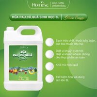 Rửa Rau Củ Quả Sinh Học Homevic 5L Loại Bỏ Thuốc Trừ Sâu, Diệt Sạch Vi Khuẩn, An Toàn
