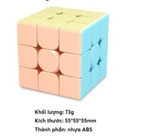 Rubic 3x3 giá rẻ moyu meilong 3 rubik macaron chính hãng moyu
