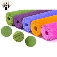 [RUBIE] Thảm tập Yoga TPE cao cấp 1 lớp 6 mm, thảm tập Gym tại nhà chống trượt