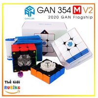 Rubik 3x3 Gan 354 M có nam châm Gan cube Stickerless không viền