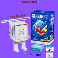 Rubik 3x3 MoYu RS3M V5 Robot RS3 M 3x3 Magnetic, UV Rubic 3 Tầng Cao Cấp Nam Châm Đồ Chơi Trí Tuệ Datas Rubik