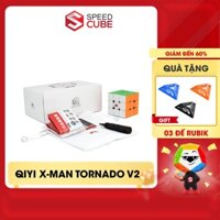 ♨❁▨Rubik 3x3 QiYi X-Man Tornado v2 Rubic 3 Tầng Nam Châm Thế Hệ Thứ 2 (Flagship) Chính Hãng - Shop Speed Cube