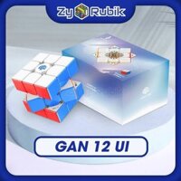 Rubik 3x3x3 GAN 12 UI Free Play Smart Cube- Rubic 3x3 Thông Minh Kết Nối Điện Thoại - Zyo Rubik