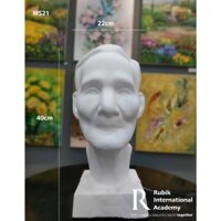 [Rubik Art] Đầu tượng Thạch cao ông già móm- MS21