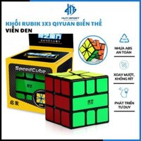 RuBik Biến Thể, Rubik 3×3 Khối Lập Phương Biến Thể QiYi Cube Viền Đen, Phát Triển Kỹ Năng