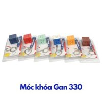 Rubik Gan 330 ( Móc Khóa Gan 330 ) Stickerless 6 Phiên bản - Zyo Rubik