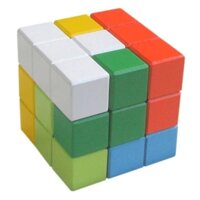 Rubik gỗ 7 Màu_Rubik 1