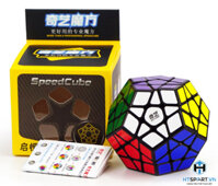 RuBik Lập Phương, Rubik Megaminx 12 Mặt Khối Lập Phương Viền Đen, Phát Triễn IQ Cao Cấp ( Black ) - HTSPORT.VN