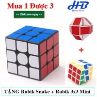 Rubik Magic Cube - Rubik 3x3x3 + TẶNG ( Rubik Snake + Rubik 3x3x3 Mini ) - HB769