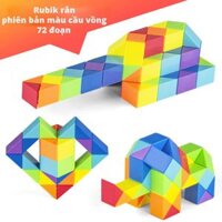 Rubik rắn phiên bản màu cầu vồng 72 đoạn Colorful MAGIC SNAKE RUBIK