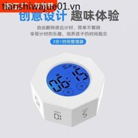 Rubik 's Cube Gravity Hẹn Giờ Nhà Bếp Hẹn Giờ Trẻ Em Học Đồng Hồ Báo Thức Nhắc nhở Quản Lý Thời Gian Phút Đếm Ngược