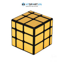 RuBik Tráng Gương Vàng, Rubik Mirror 3x3 Khối Lập Phương Ma Thuật Viền Đen - Gold - HTSPORT.VN