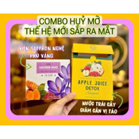 Rubiss apple juice detox giảm cân nước ép táo hộp 15 goi tặng hộp nghệ