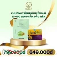 Rubiss kiwi fresh detox giảm cân nước ép tặng bánh