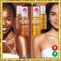 RUBY KISSES Xịt kim tuyến dành cho tóc và cơ thể - hương bơ vani