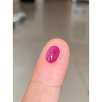 Ruby Lục yên chất kính màu đỏ hồng 2,2ct