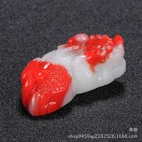 Ruby Toad Ngọc Mặt Dây Chuyền Nam Nữ Cặp Đôi Phong Cách Pixiu Mặt Dây Chuyền Ngọc