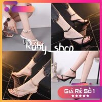 RUBY_SHOP Sandal giày cao gót siêu rẻ 3 màu cao 7cm - w5