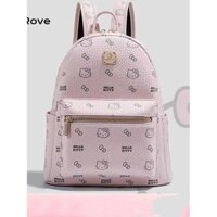 Rugged Rove Ba lô da PU cổ điển Rove chắc chắn có in hình Hello Kitty cho du lịch
