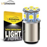 Ruiandsion BA20D LED Bóng Đèn Pha Xe Máy DRL Đèn Chùm Thấp Cao AC / DC 6-30V Trắng Ấm Trắng