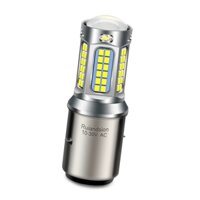 Ruiandsion BA20D Xe Máy DRL Bóng Đèn LED Chùm Thấp 10-30V Bóng Đèn LED Cho Xe Máy 2 Màu