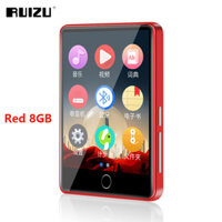 RUIZU M7 Máy Nghe Nhạc MP4 Bluetooth 5.0 Bằng Kim Loại 8GB 16GB Máy Nghe Nhạc Mp3 Loa Tích Hợp Màn Hình Cảm Ứng Hoàn Toàn 2.8 Inch Chất Lượng Âm Thanh Lossless HIFI Kèm Sách Điện Tử Ghi Âm Radio Video Máy Đếm Bước Chân Hỗ Trợ Đài FM