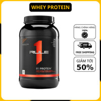 Rule 1 Protein 100% Whey Isolate và Hydrolyzed hấp thu nhanh - R1 Protein Hộp 2.5lbs 38 lần dùng - Whey Rule 1