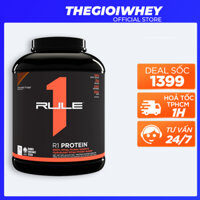 RULE1 PROTEIN 5 lbs (2kg3) Whey Protein Sữa Tăng Cơ Cho Người Tập Gym, Bổ Sung Đạm Phát Triển Cơ Bắp