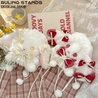 RULING STANDS Túi đeo vai , Túi sang trọng công chúa Kawaii, Túi đeo chéo Lolita Sweet Bunny
