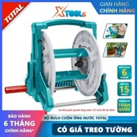 Rulo cuộn ống nước TOTAL THHR40121 chất liệu PP và Nhôm, giá đỡ dày, bên trong dung tích lớn