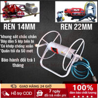 RuLo Quấn 10 -50M Dây Cho Máy Rửa Xe Gia Đình, Máy Rửa Xe Sách Tay Ren 22mm Và 14mm Siêu Tiện Lợi
