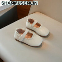 Rừng Tuyết Tùng☘Giày da Mary Jane dành cho trẻ em. Giày đế dày, áo da nhỏ, giày đế bệt Giày lười trẻ em. [22-31 yards]