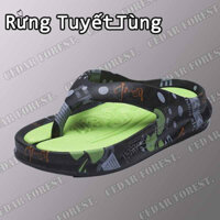 Rừng Tuyết Tùng☘Lật Dép Xỏ Ngón Thể Thao Chống Trượt Thời Trang Đi Biển Cho NamGiày nam Thể thao Thư giãn Thời trang