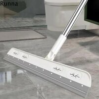 RUNNA Đa chức năng Kéo dài Cao su Dụng cụ vệ sinh Hộ gia đình Quét Nhà Chổi quét bụi Chổi silicon Cây lau nhà Cần gạt nước