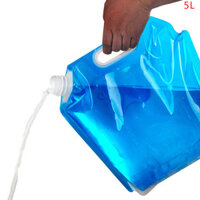 Runtian Túi Đựng Nước Cắm Trại Ngoài Trời 5L/10L Bình Đựng Nước Gấp Gọn Tiện Dụng Gấp Gọn