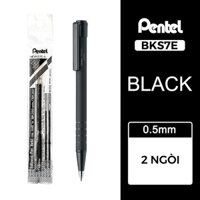 Ruột Bút Bi Nhật Bản Pentel BK250 - BKS7E  Ngòi 0.7mm Mưc Xanh và Đen  Ngòi bút bi Pentel BK250 - Đen