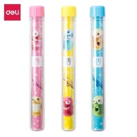 Ruột Bút Chì 2B Deli X Bumpees - 0.5Mm0.7Mm - Ngòi Chì Kim - Xanh, Hồng, Vàng - Màu Ngẫu Nhiên - 2 Ống - EU67200  EU67 - 0.7mm