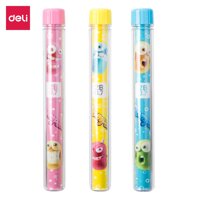 Ruột Bút Chì 2B Deli X Bumpees - 0.5Mm0.7Mm - Ngòi Chì Kim - Xanh, Hồng, Vàng - Màu Ngẫu Nhiên - 2 Ống - EU67200  EU67 - 0.7mm