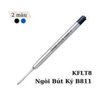 Ruột Bút Ký Nhật Bản Pentel B811 - KFLT8  Ngòi 0.8mm  2 Màu Mực Xanh, Đen - Đen