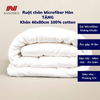 Ruột chăn bông Microfiber lông vũ nhân tạo BoTaNa tiêu chuẩn khách sạn ấm, nhẹ, thoáng khí, đàn hồi