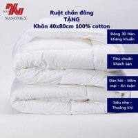 Ruột chăn đông dày 2-3 lớp tiêu chuẩn khách sạn 3-4 sao BoTaNa siêu ấm, siêu nhẹ, kháng khuẩn, an toàn cho da