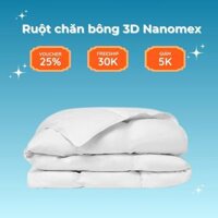 Ruột chăn đông dày 2-3 lớp tiêu chuẩn khách sạn 5 sao Nanomex siêu ấm, siêu nhẹ, kháng khuẩn, an toàn cho da
