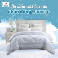 Ruột Chăn Đông Hanvico TCM 200*220cm Cao Cấp. Siêu Nhẹ, Siêu Ấm.